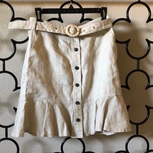 NWT Banana Republic Linen Skirt Size 6 Tall